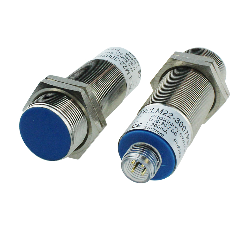 Sensor de proximidad de infrarrojos conector M22 sensor de enchufe cilíndrico